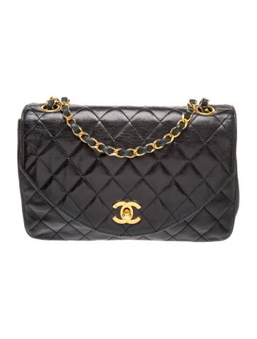 Quilted Half Moon Flap Bag