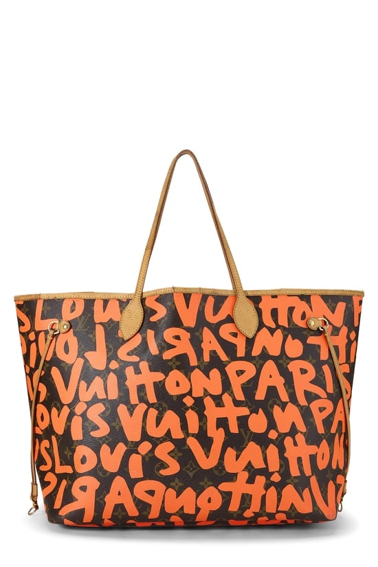Stephen Sprouse x Louis Vuitton Orange Graffiti Neverfull GM