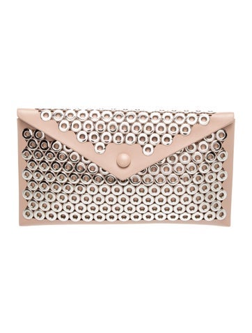 Alaia Leather Clutch