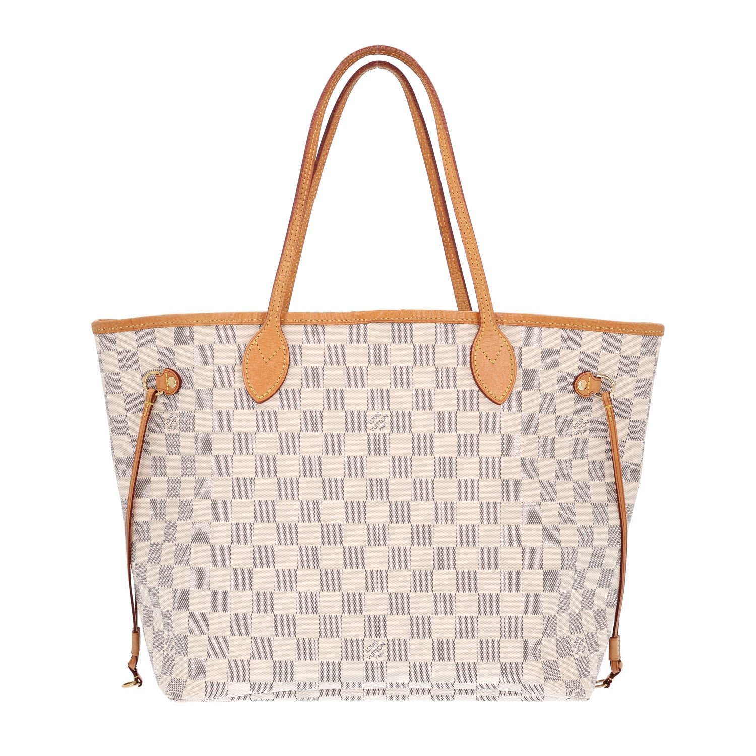 Louis Vuitton Damier Azur Neo Neverfull MM Rose Ballerine