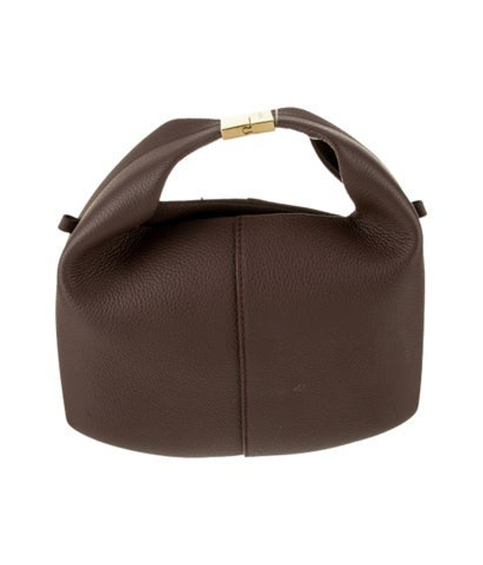 Polene Leather Top Handle Bag
