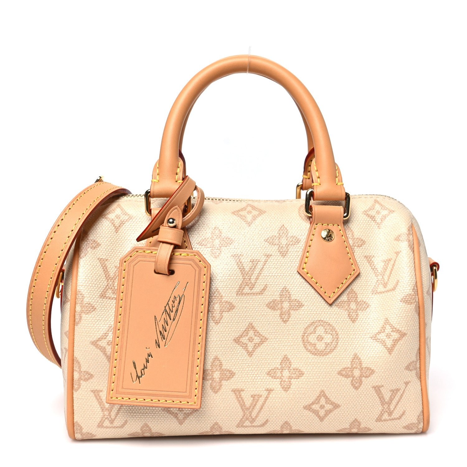 Louis Vuitton Monogram Origine Lin Speedy Bandouliere 20 Linen