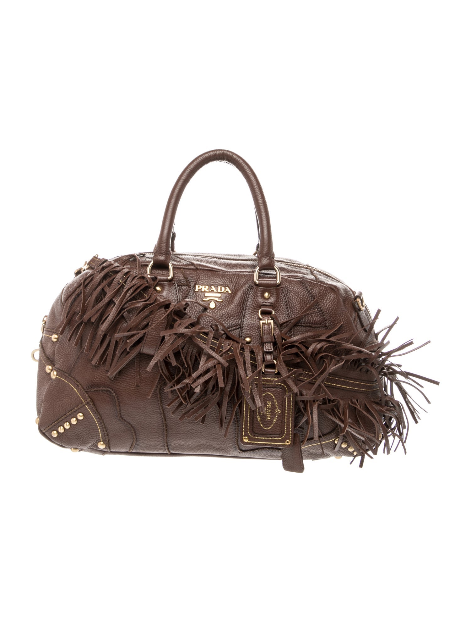 Cervo Leather Top Handle Bag
