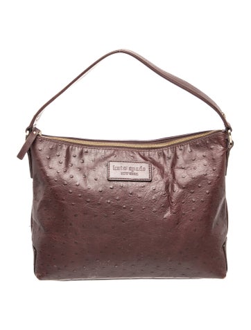 Ostrich Top Handle Bag