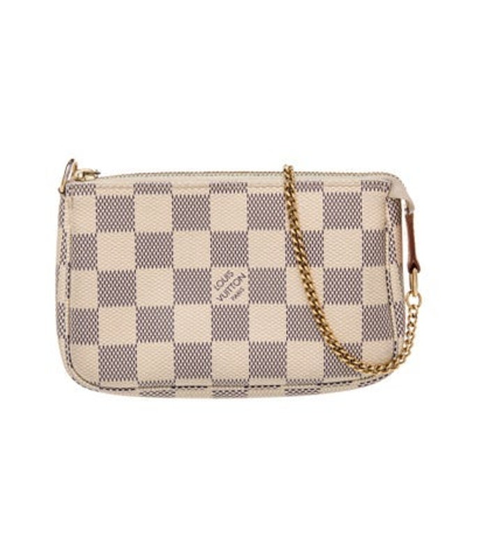 Louis Vuitton Vuitton Damier Azur Pochette Accessoires Mini Vintage