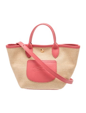 Raffia Top Handle Bag