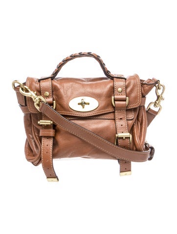 Mulberry Leather Crossbody Bag