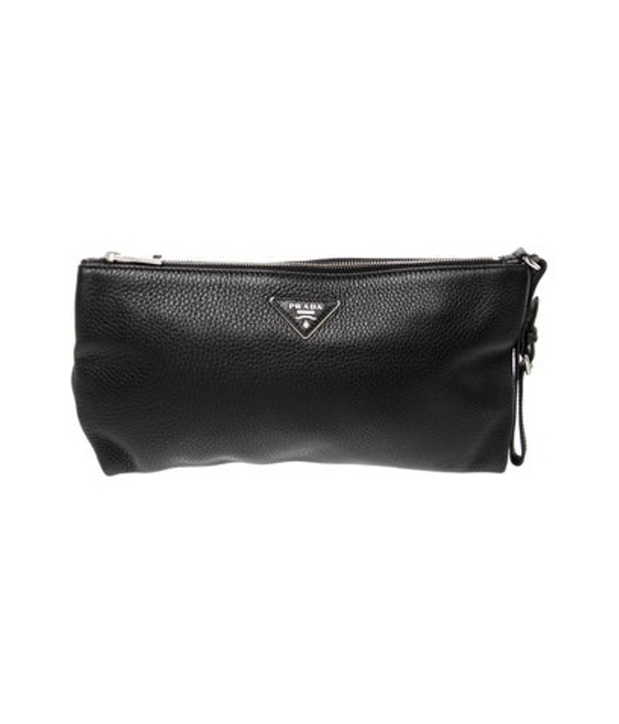 Prada Vitello Daino Leather Clutch