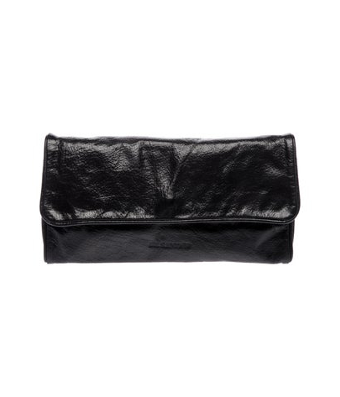 Jil Sander Sander Leather Clutch