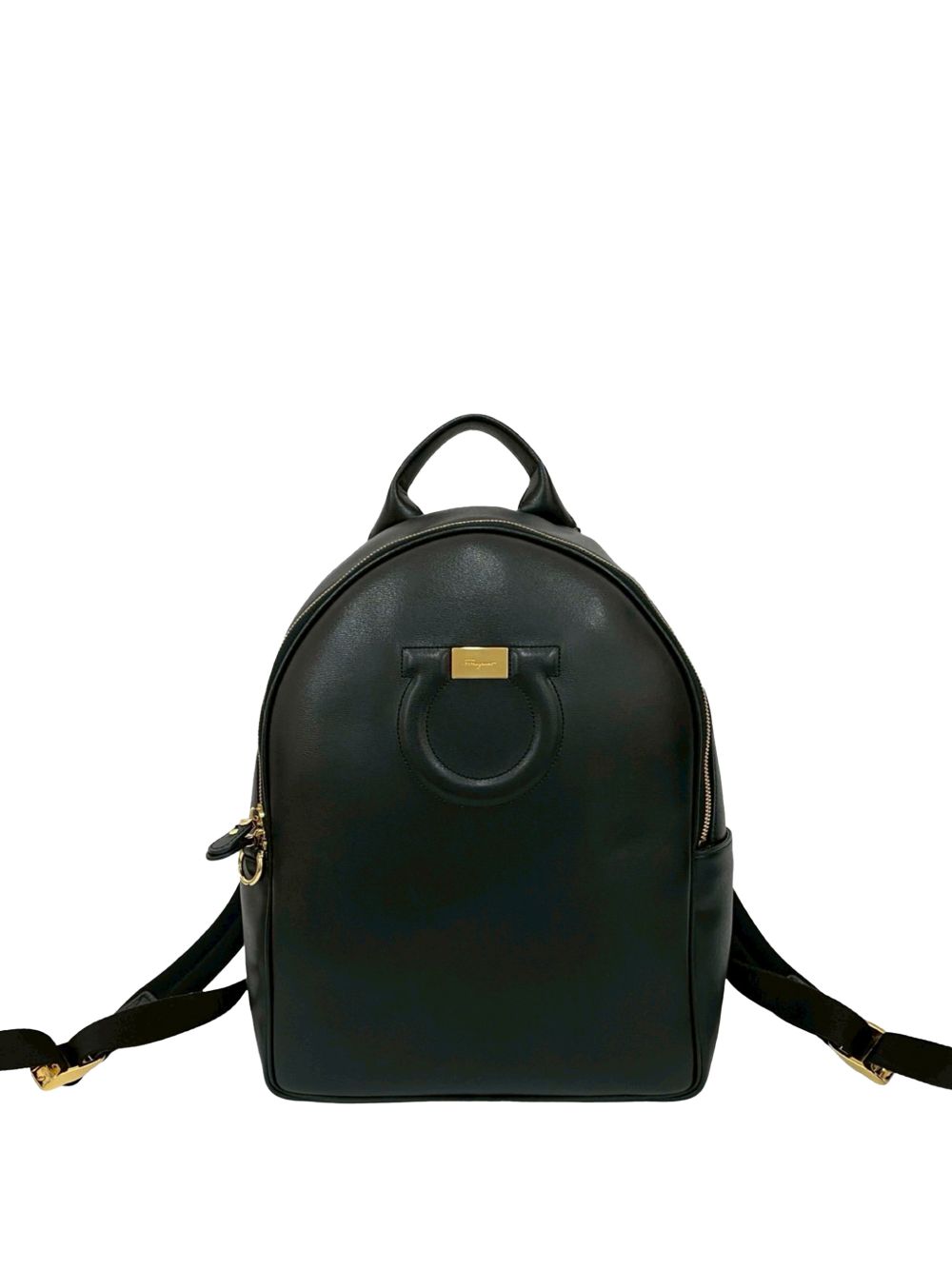 Ferragamo 2010-2025 Leather Gancini City Zip backpack