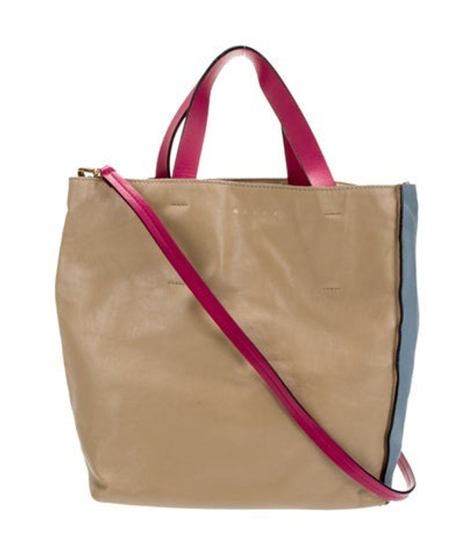 Marni Leather Top Handle Bag