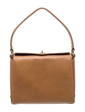 Leather Top Handle Bag Vintage