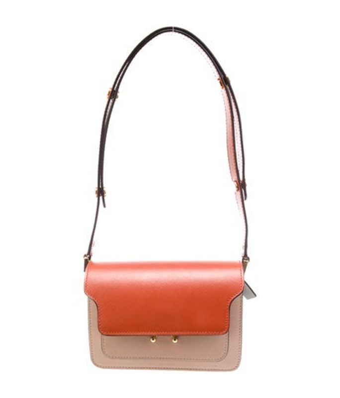 Marni Saffiano Leather Shoulder Bag