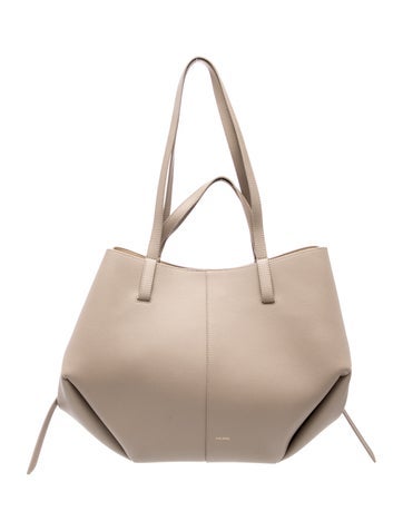Polene Leather Top Handle Bag