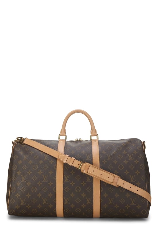 Monogram Canvas Keepall Bandouliere 50
