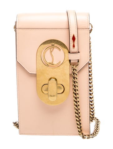 Christian Louboutin Leather Elisa Phone Pouch