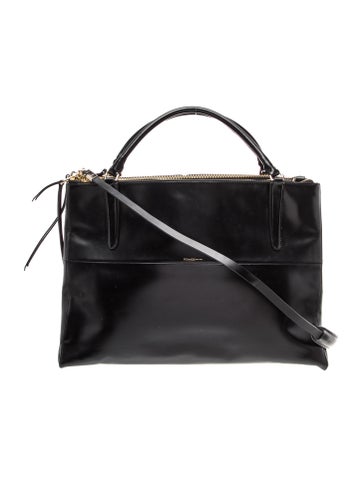 Leather Top Handle Bag