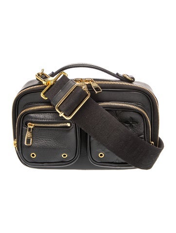 LV Monogram Calfskin Monogram Embossed Utility Bag