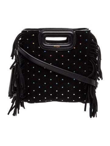 Maje Suede Crossbody Bag
