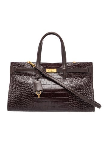 Embossed Leather Lee Radziwill Oversized