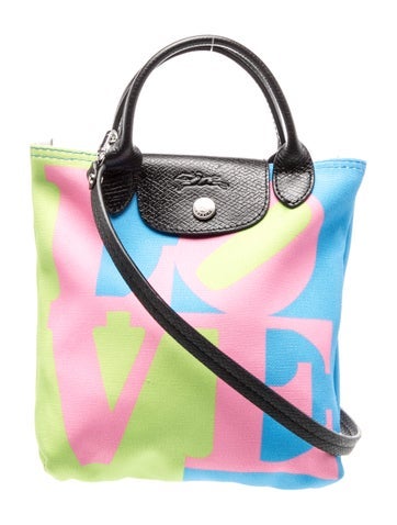Longchamp Canvas x Robert Indiana