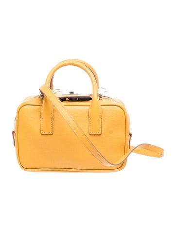 Max Mara Leather Top Handle Bag