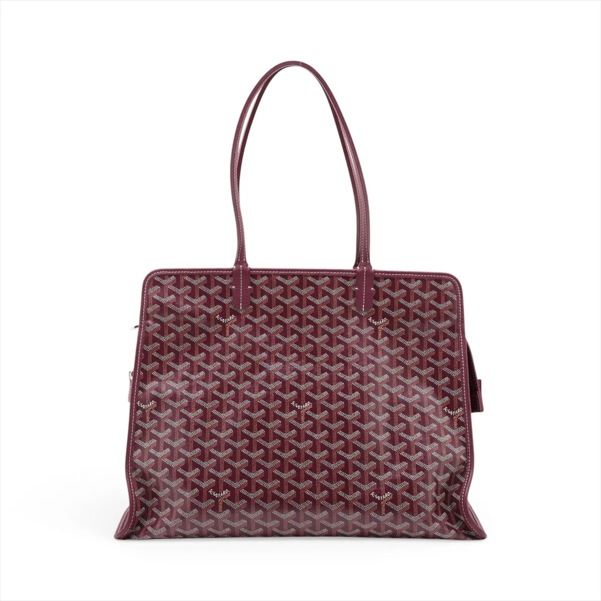 Goyard Hardy PM PVC & leather Tote bag Purple