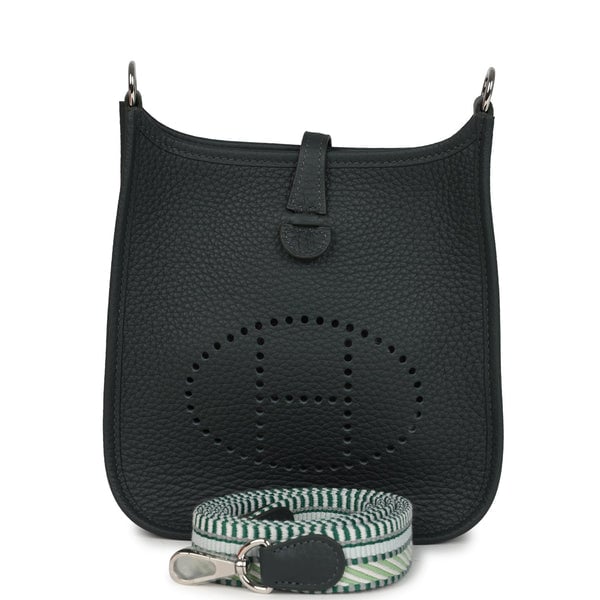 Hermes Hermes Evelyne TPM Vert Mangrove Clemence Palladium Hardware