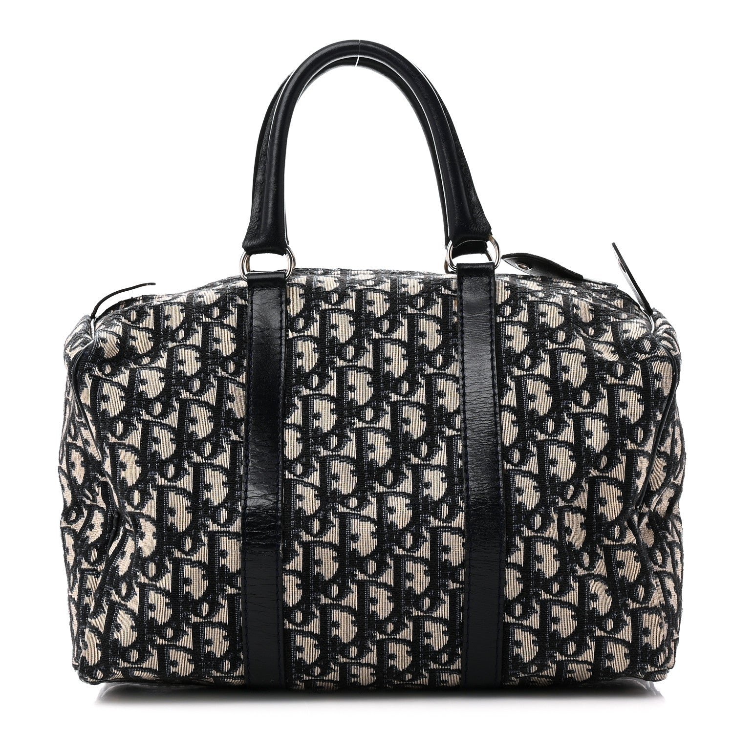 Christian Dior Monogram Boston Navy Blue