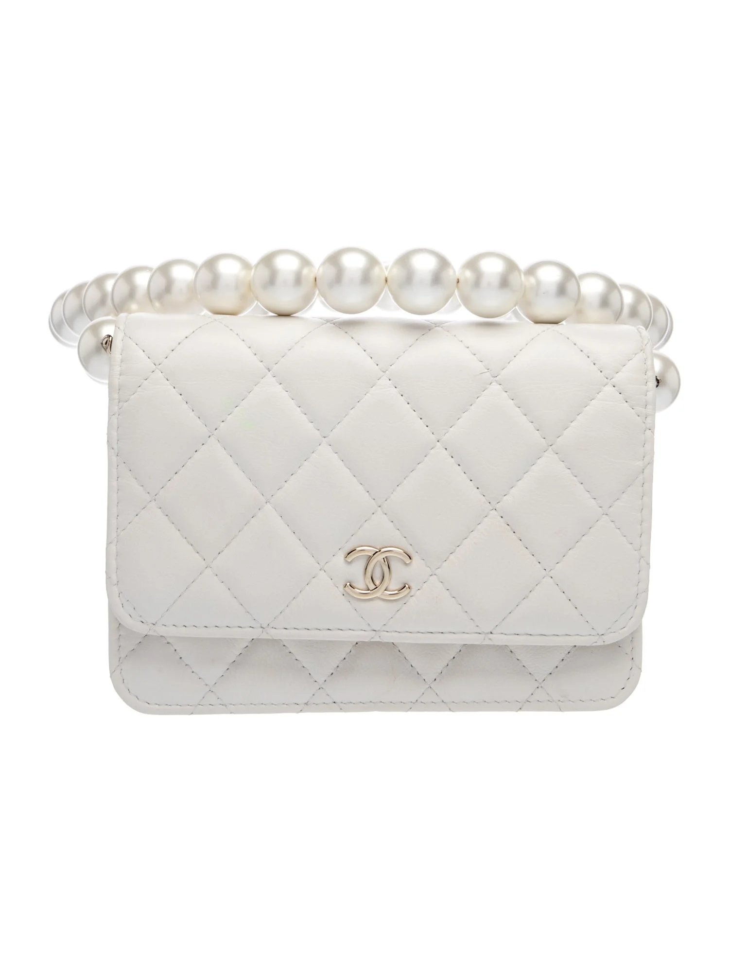 Mini Maxi Pearls Wallet On Chain
