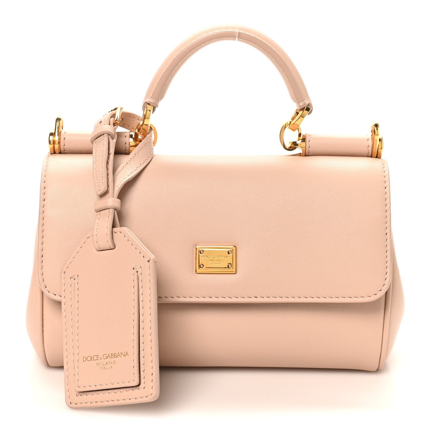 Dolce & Gabbana Dolce & Gabbana Calfskin Mini My Sicily Beige