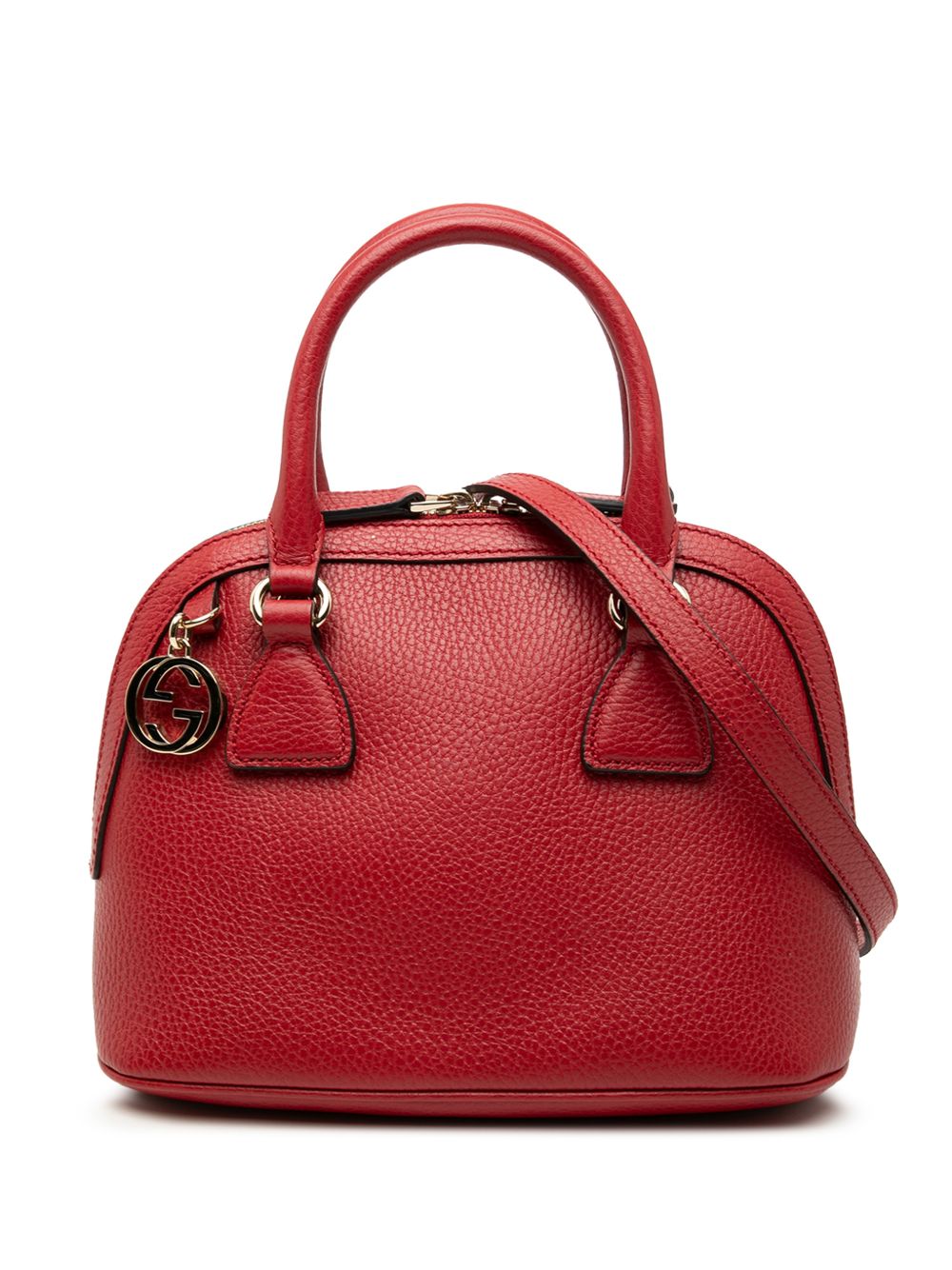 2000-2015 Mini Leather GG Charm Dome satchel
