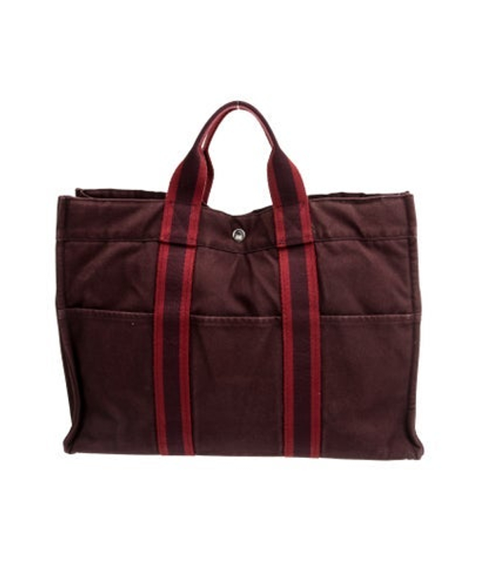 Hermes Toile Fourre Tout Mm
