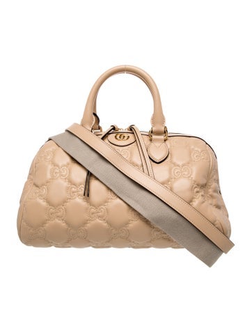 Leather GG Marmont Matelassé