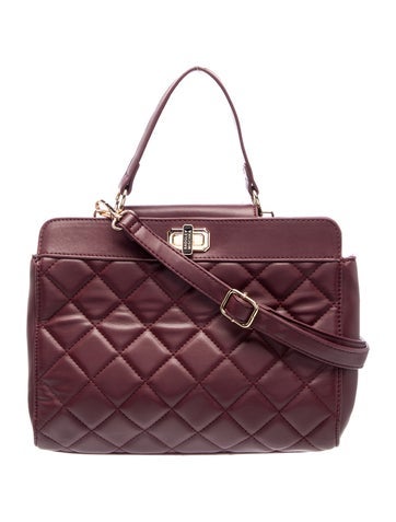 Leather Top Handle Bag