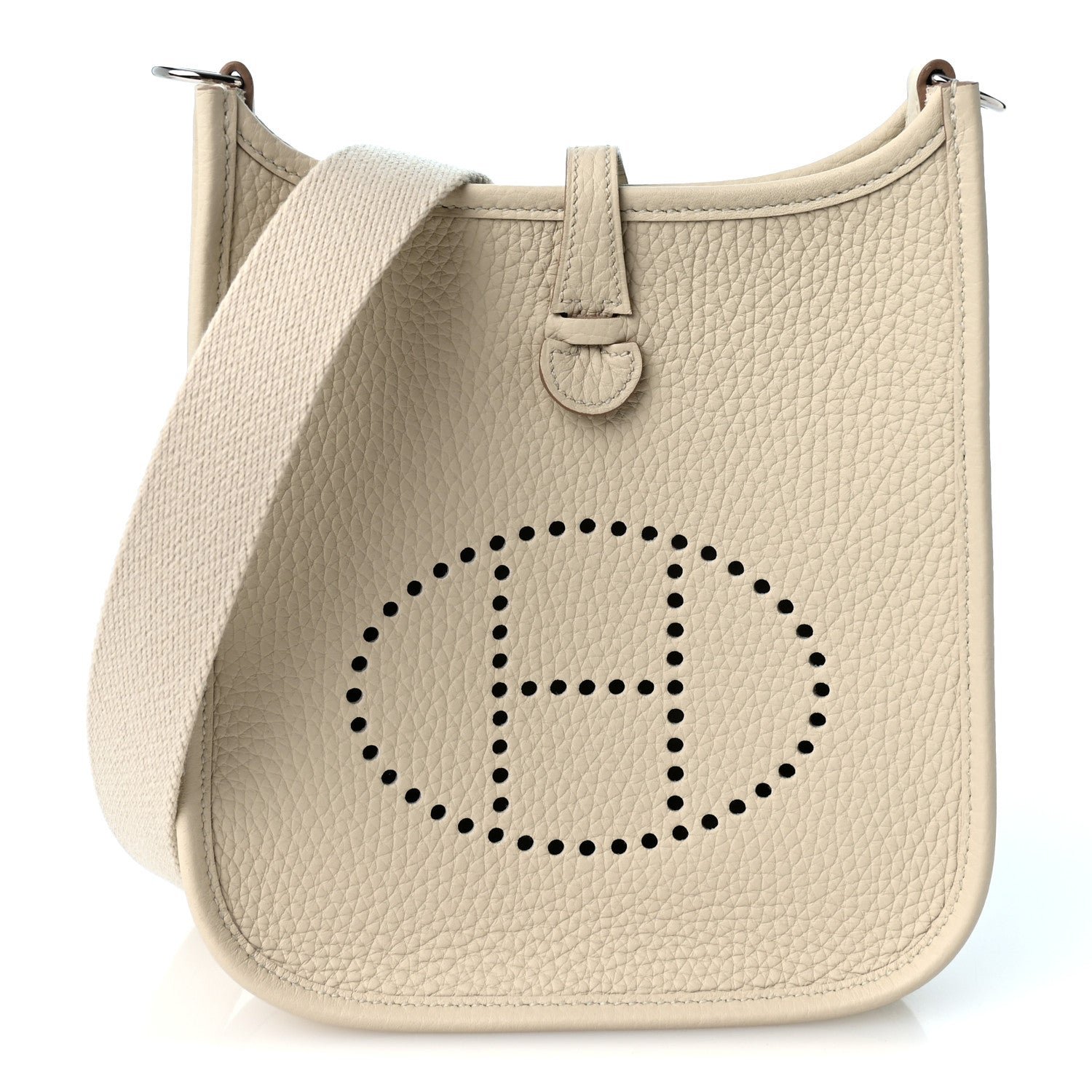 Hermes Taurillon Clemence Evelyne TPM Craie