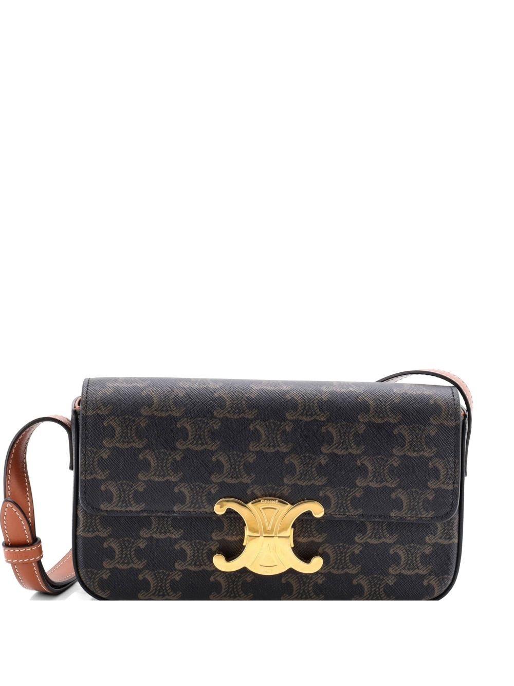 Triomphe East-West Triomphe Coated Canvas shoulder bag
