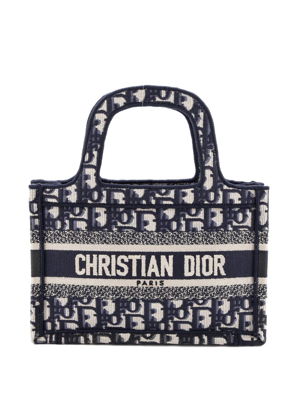 Book Oblique Canvas Mini tote bag
