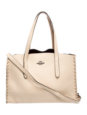 Coach Leather Top Handle Bag