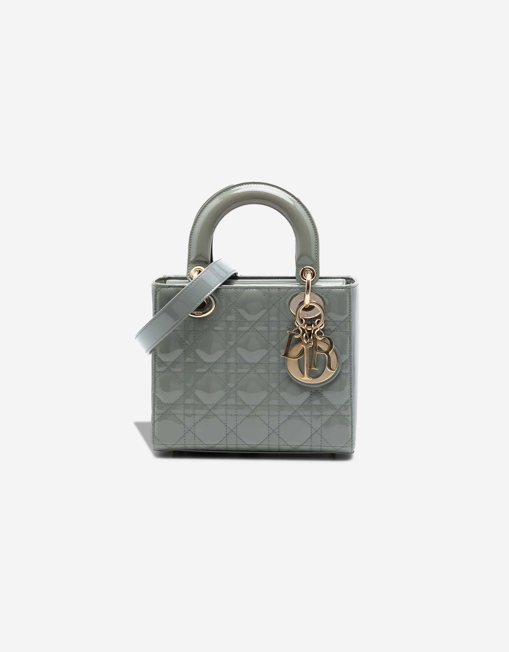 Dior 
		Lady Small Patent Grey    