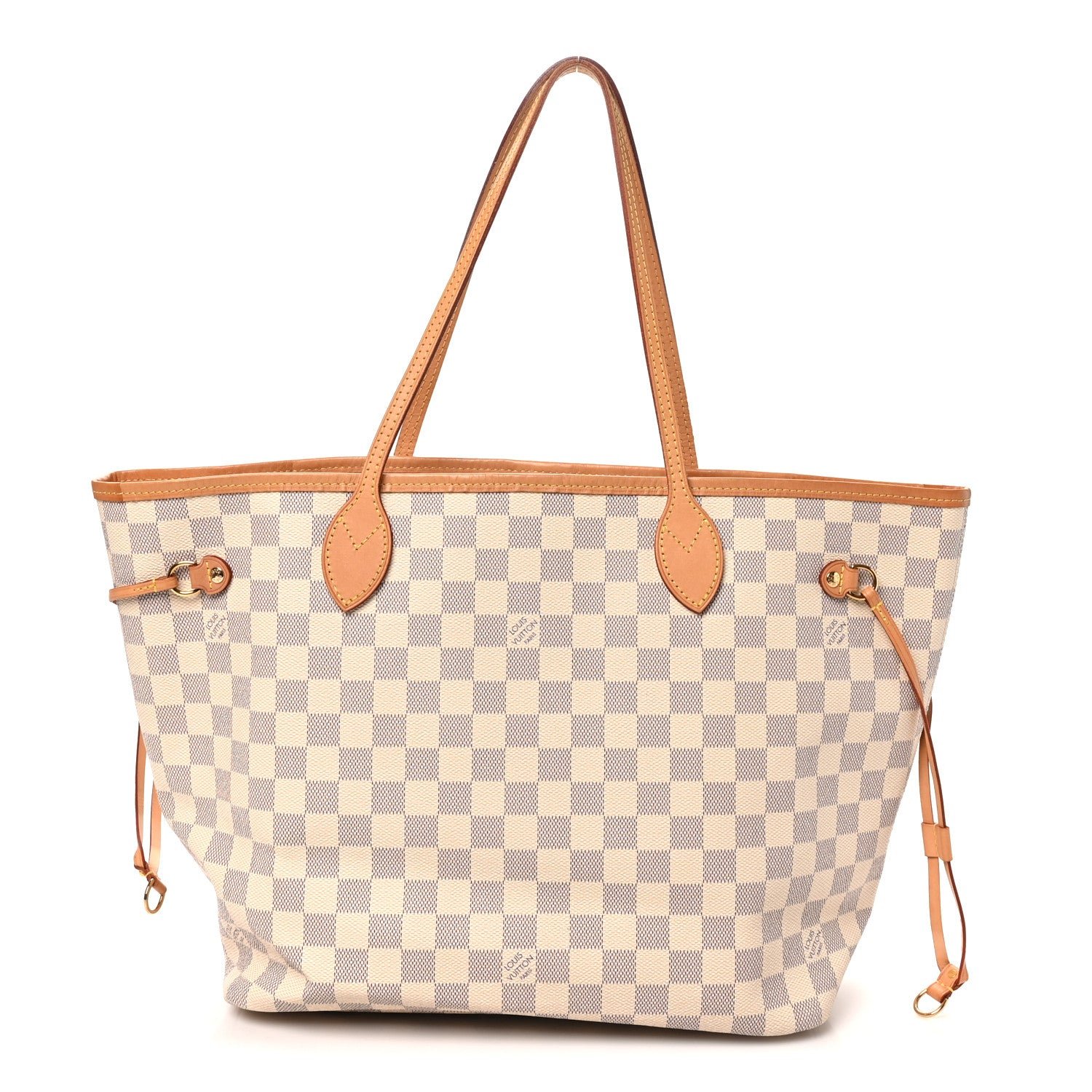 Louis Vuitton Damier Azur Neo Neverfull MM Rose Ballerine