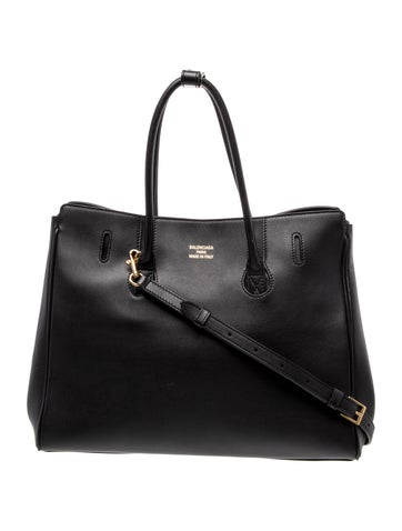 Balenciaga Leather Hampton Small 2025