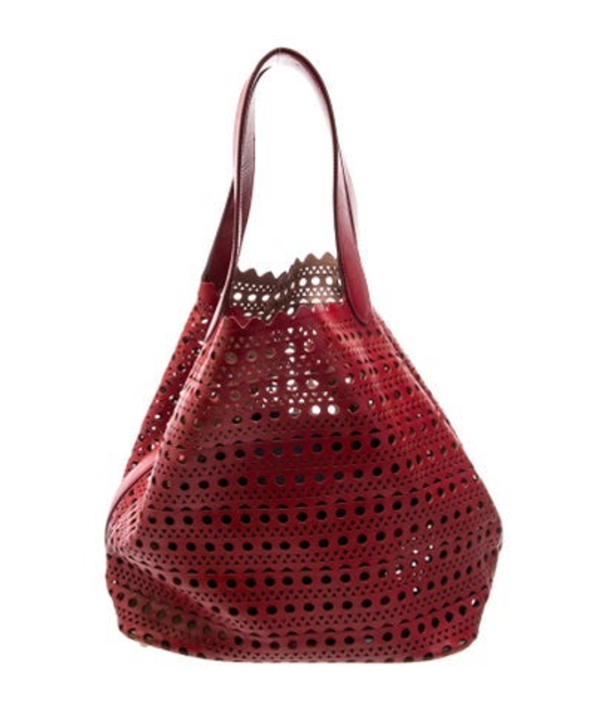 Alaia Leather Top Handle Bag