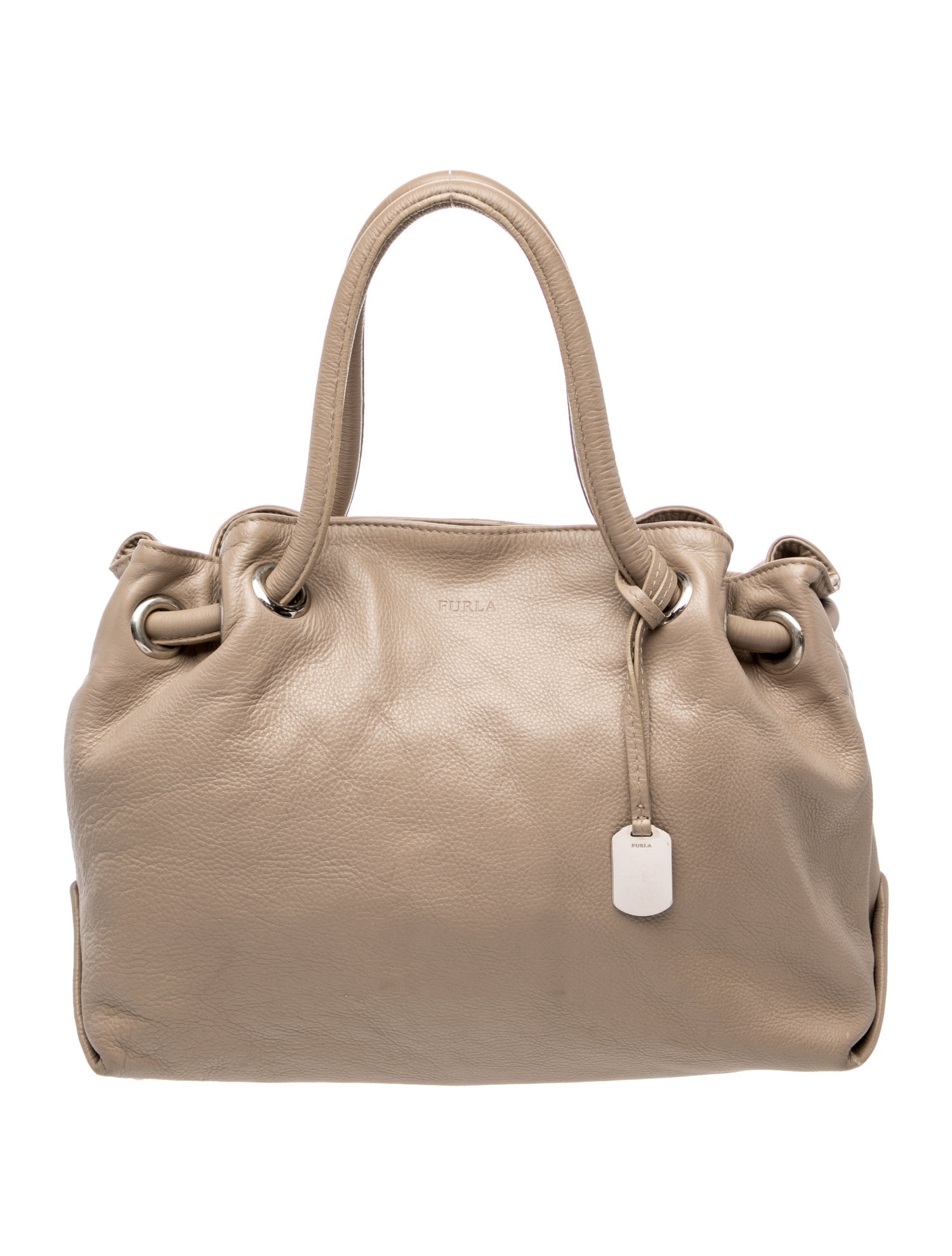 Leather Top Handle Bag