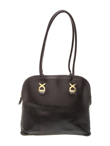 Leather Top Handle Bag