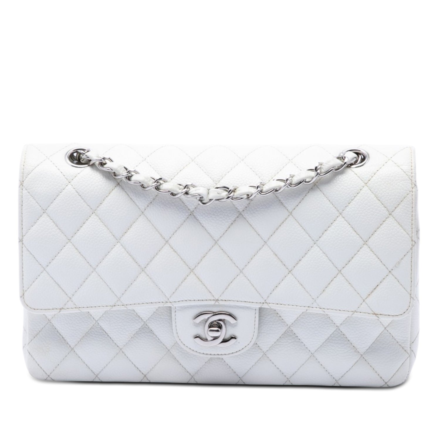 Medium Classic Caviar Double Flap