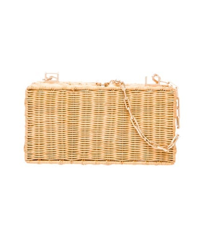 Cult Gaia Gaia Rattan Shoulder Bag