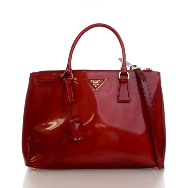 Prada Large Spazzolato Galleria Double Zip Tote