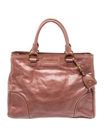 Miu Miu Leather Tote