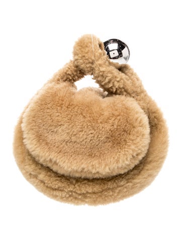 Jil Sander Faux Fur Evening Bag